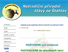 Tablet Screenshot of mostarna.stahlavy.com
